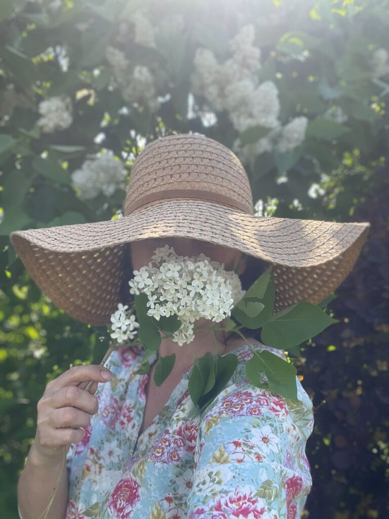 Kwiaty lilaka (nazywanego bzem). Co za zapach!